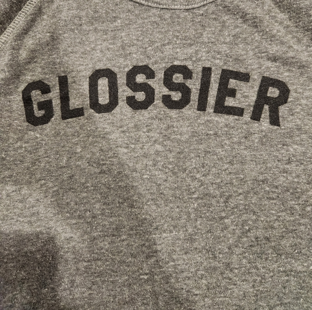 Glossier Sweatshirt, grey, M